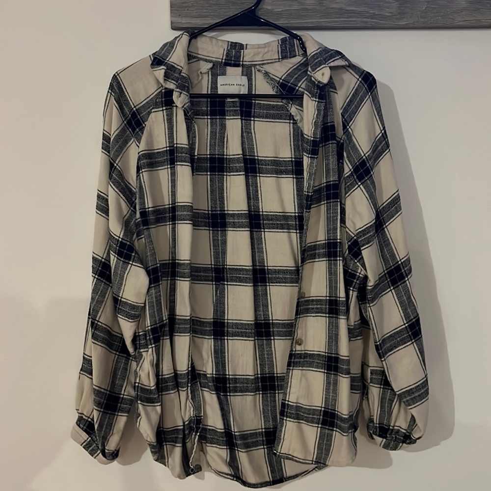 Flannel sweater